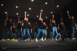 Choir students perform