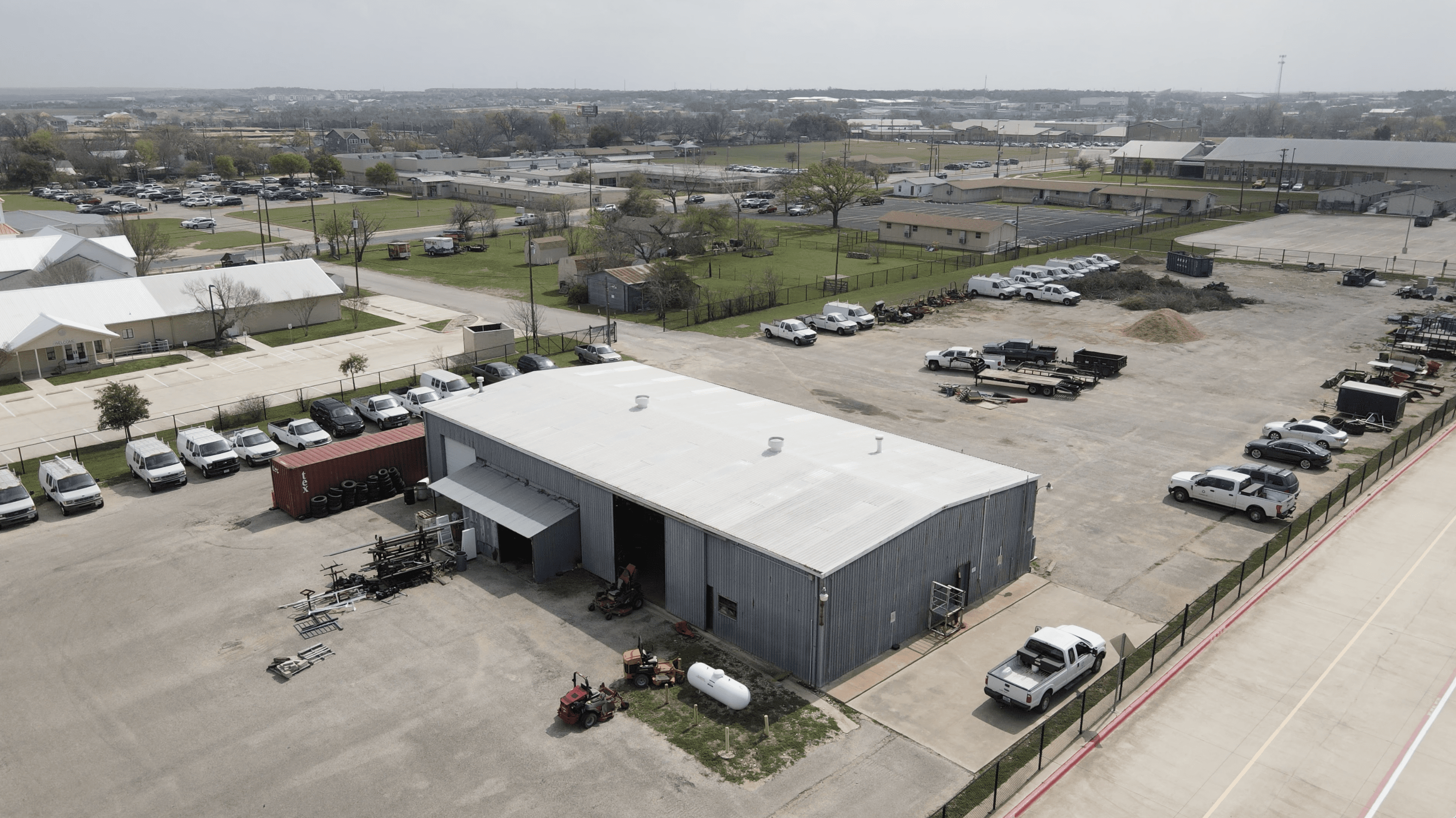 Plant services exterior