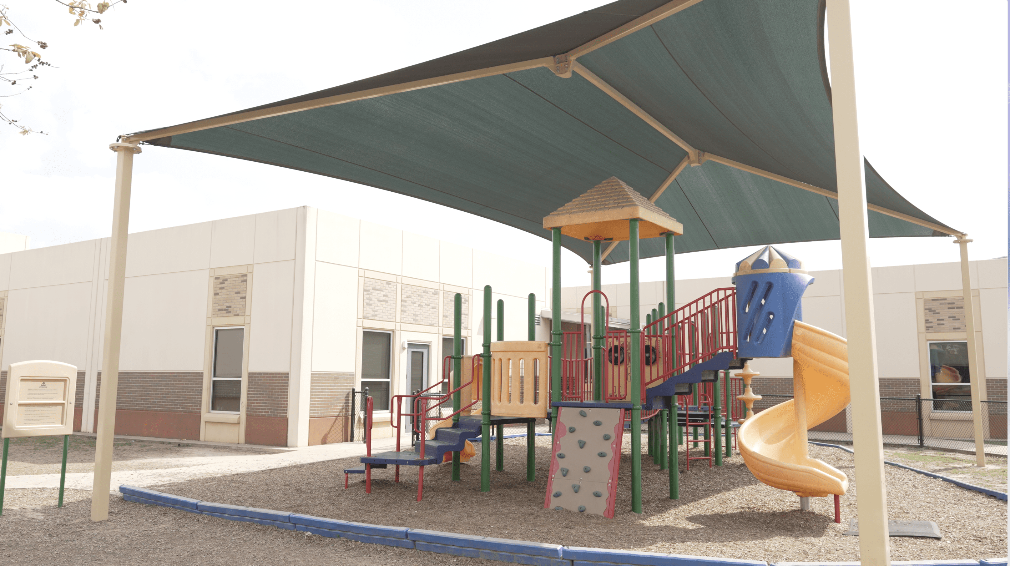 Playground shade structures