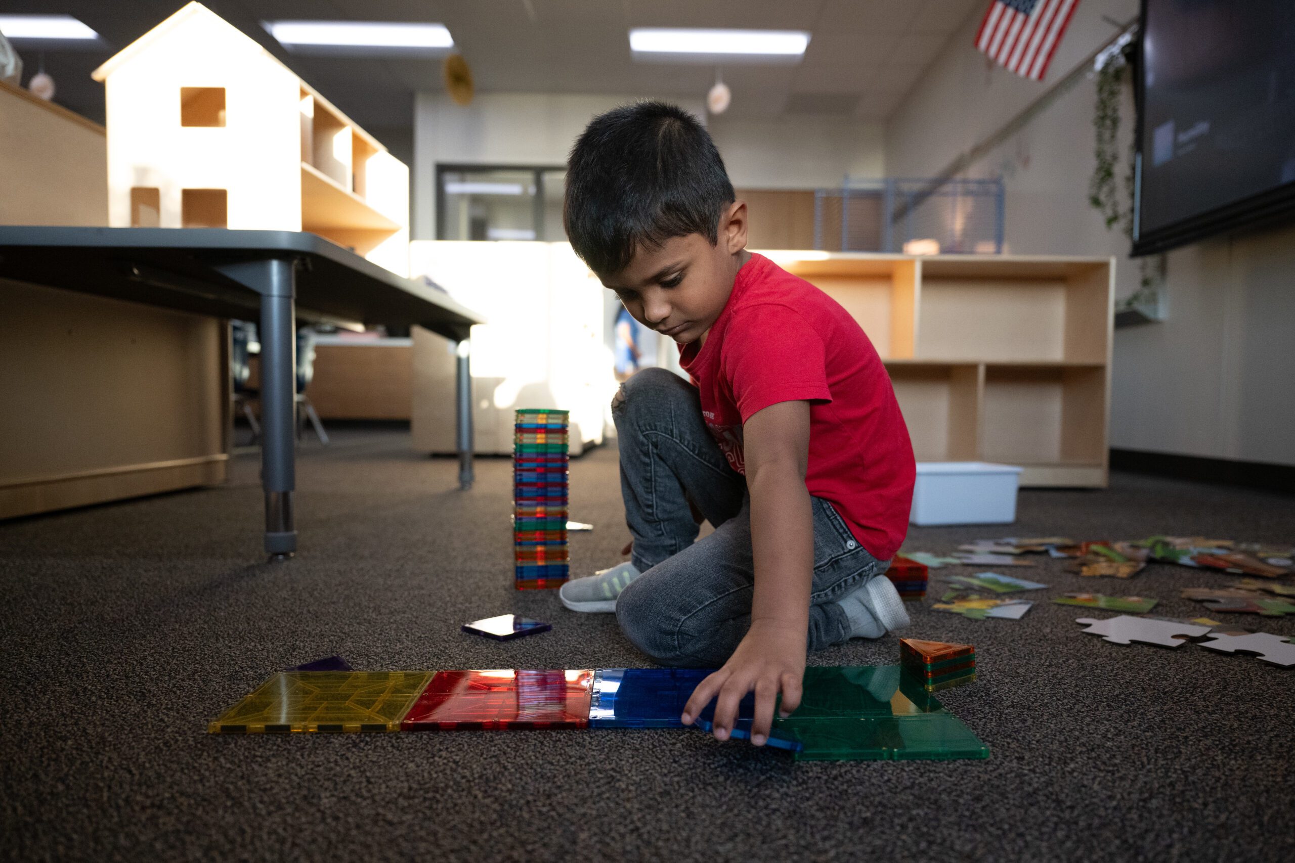 Student hands-on learning