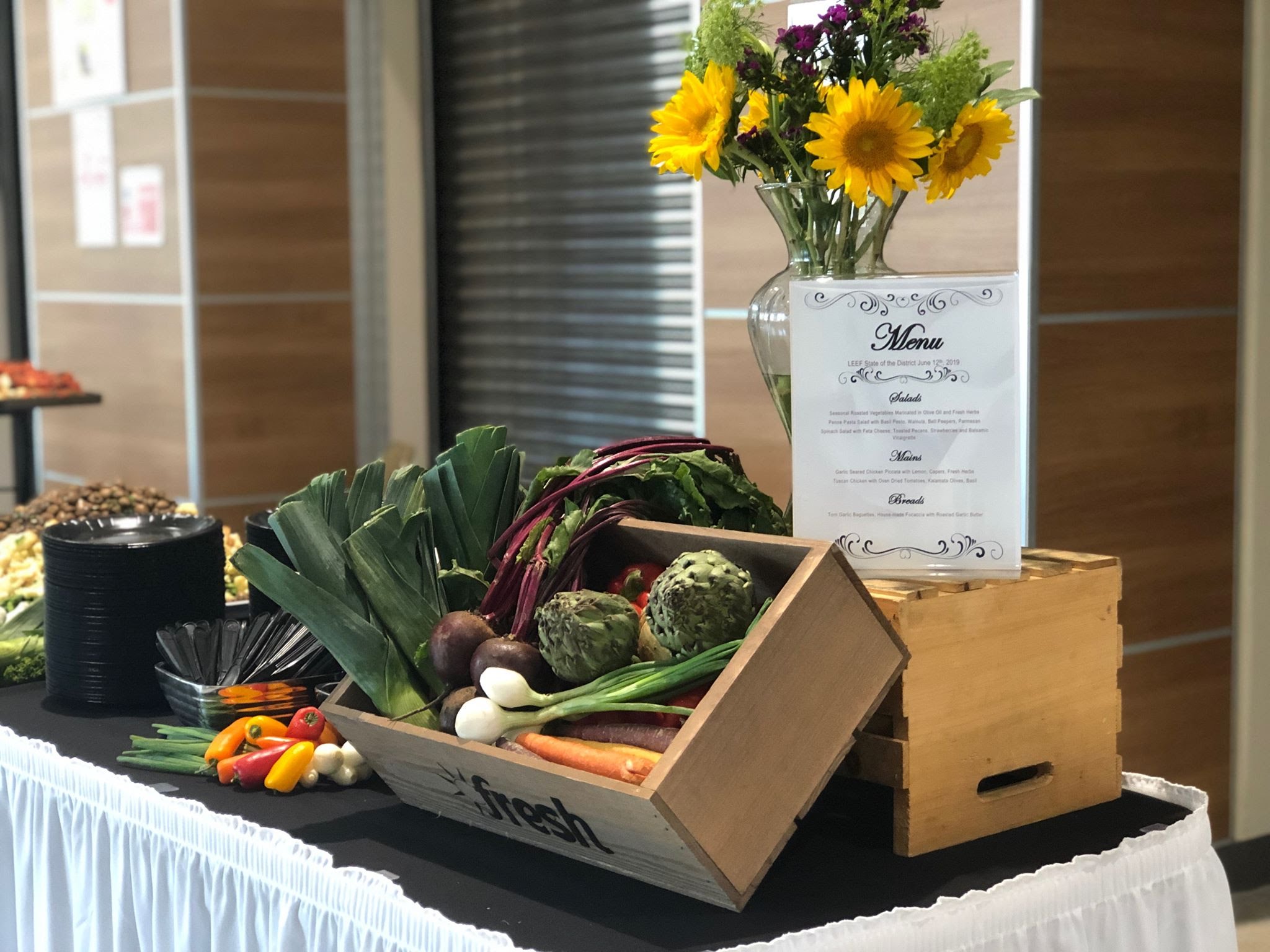 In-District Catering Menu