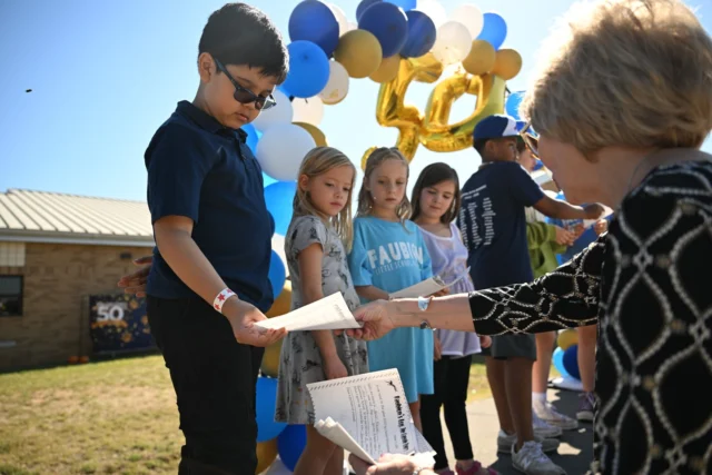 🎉 Celebrating 5️⃣0️⃣ Years of Faubion Elementary!

Our #1LISD community came together this weekend to honor five incredible decades of learning and legacy at Faubion Elementary School. We were thrilled to welcome many special guests, including the grandson of Ada Mae Faubion, the school’s namesake, former LISD Superintendents and City of Cedar Park leaders.

Students even got a glimpse into the past by opening a time capsule buried 25 years ago! ⏳👀 

A huge thank you to everyone who joined in making this milestone celebration such a heartfelt tribute to the Faubion community and the generations of students, staff and families who’ve called it home. 💙

📸 Full gallery at the Photos link in bio.