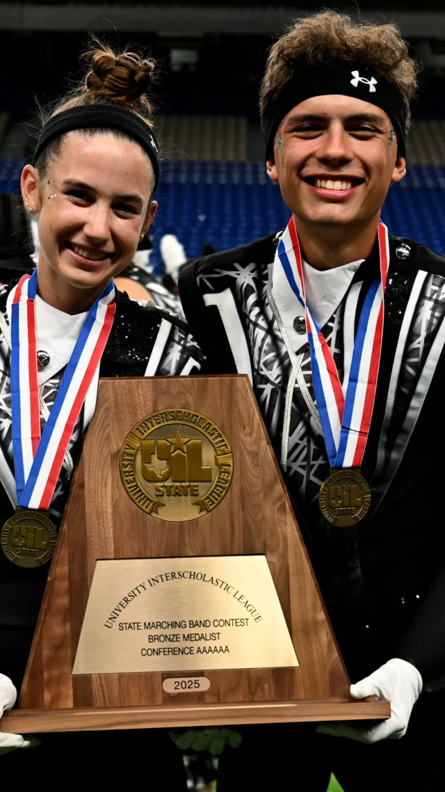 In a tough moment prior to the 2025 UIL State Marching Band Contest, the Vandegrift High School Marching Band wasn’t alone. The #1LISD band family came together to support the Vipers so they could finish their season strong, leading to an incredible 3rd place finish at the state competition. 🖤 🩶 🥉 

This story speaks to the heart of our music programs—resilience, community and unwavering support. Shoutout to the LISD bands who stepped up and to the Vipers for rising to the moment and ending on a high note. 🐍 🎵 👏 

🎥 Watch the full video at the link in our bio.