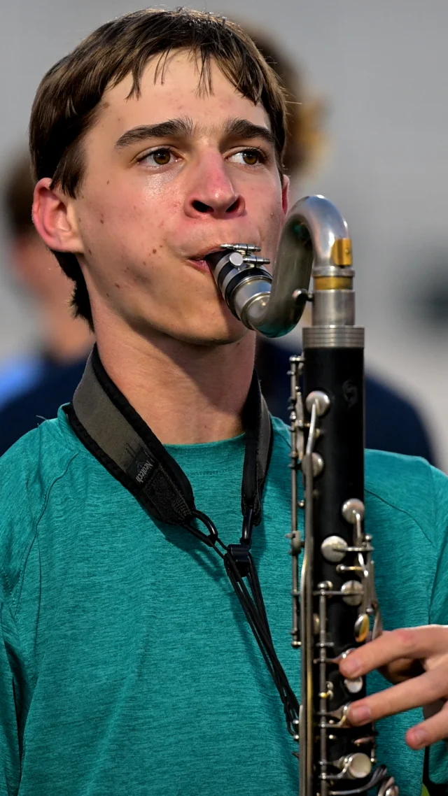 Fifth in our Beat of the Band series - @vandegrifths 🐍 

Titled "Persistence of Memory" and inspired by the works of Salvador Dalí, Vandegrift High School's production explores a dreamlike world where perception becomes fluid and reality loosens its hold. 🌙 

For VHS band members, being in marching band isn't all about winning or losing. It's about being a good person, a strong leader, and a role model for others. They describe the band hall as feeling like family, backed by a support system that reminds them that believing in yourself can carry you a long way. 🤩 Go Vipers!